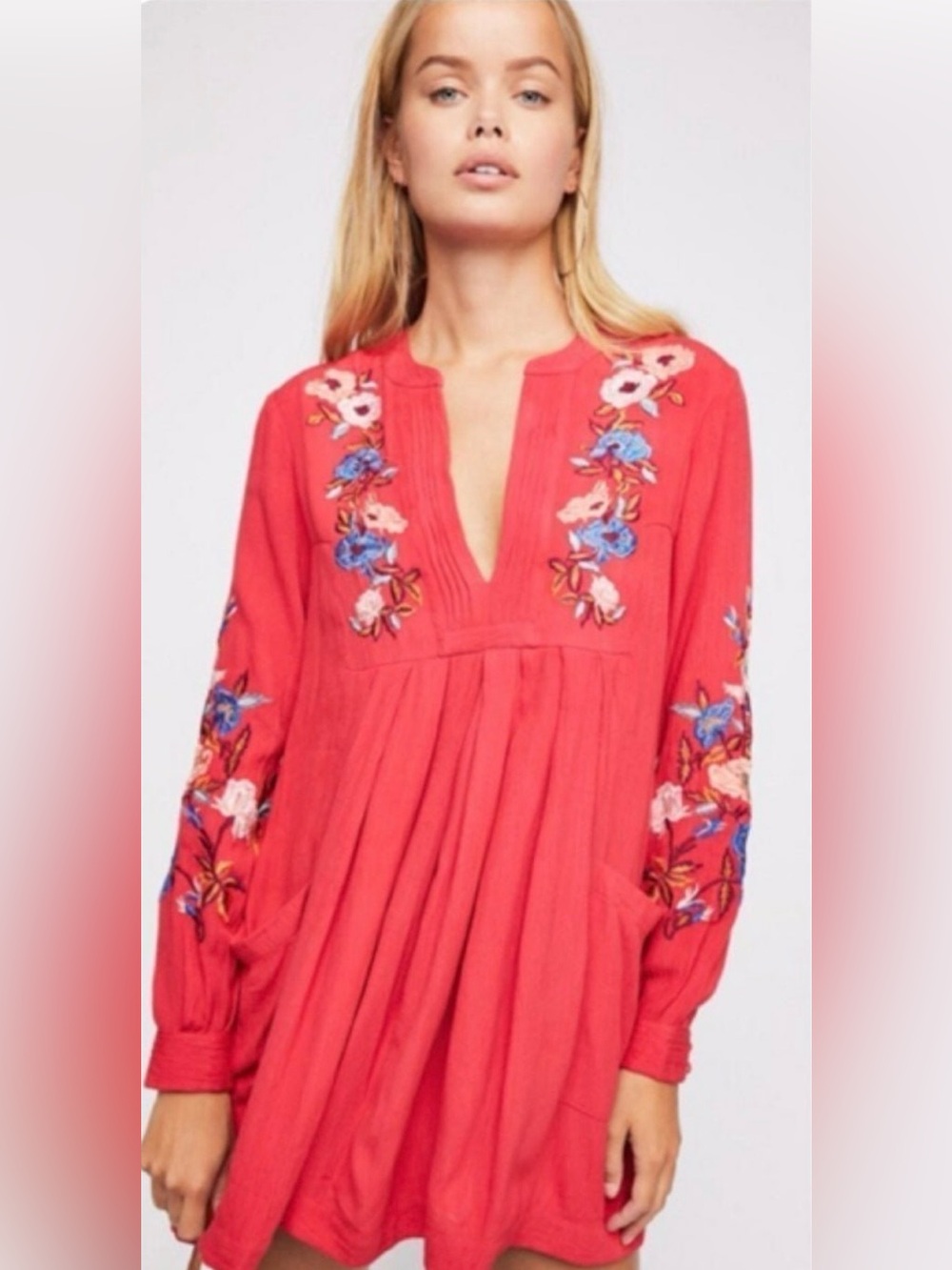 Free People Mia Gauze Mini Dress